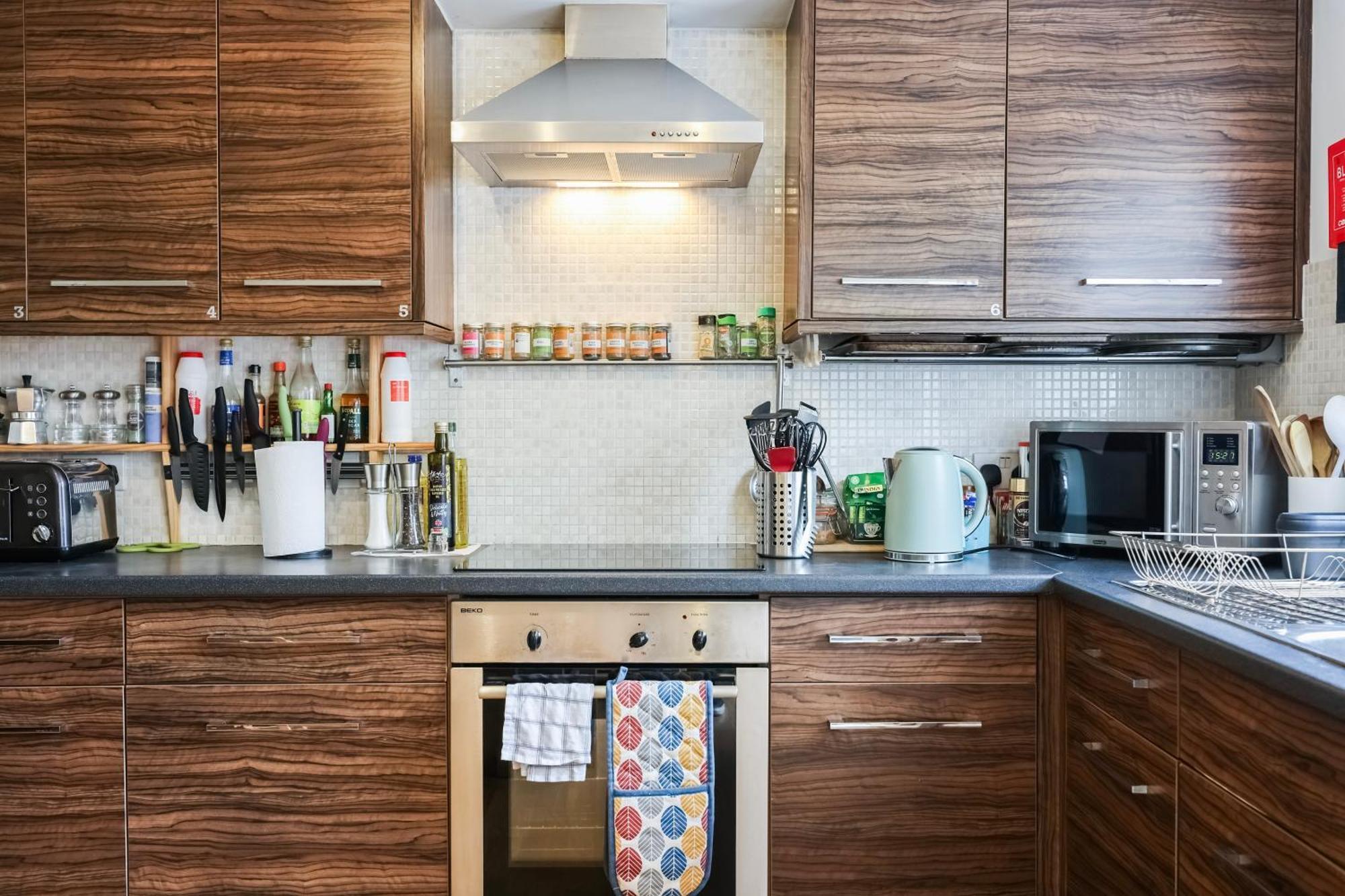 Vibrant Clapham Double Bedroom Londen Buitenkant foto